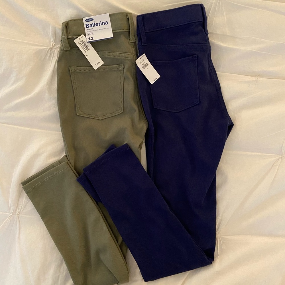 Old Navy ballerina jeggings, NWT, size 12 NAVY